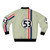 Retro bomber jacket featuring Herbie the Love Bug, a classic Volkswagen Beetle from the Disney film - Back