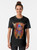 Graphic t-shirt featuring a hand-painted highland cow design by artist Shirley MacArthur. - Women