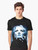 Stylish Blue Graphic T-Shirt featuring artwork by Alejandro Mogollo - Men