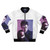 Chris Colfer as Kurt Hummel from Glee wearing a stylish bomber jacket