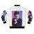 Chris Colfer as Kurt Hummel from Glee wearing a stylish bomber jacket - Back
