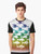 Escher-inspired optical illusion graphic t-shirt featuring colorful nature and animal elements - Men