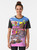 Pink Candyland Graphic T-Shirt featuring a colorful candy-themed design - Women