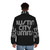 Typewriter-inspired puffer jacket for the music-loving, artistic individual - men back