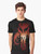 Mythosaur skull graphic design on a black t-shirt for Mandalorian and Star Wars fans - Men