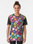 Colorful graphic t-shirt with horse racing jockey design - Women