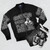 Gator Don't Play Classic Comedy Bomber Jacket with Graphic Design - Flat lay