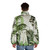 Ghostly puffer jacket with nature-inspired design - men back
