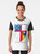 Episcopal Church Shield with Progressive Pride Flag Vertical Rainbow - All Are Welcome Graphic T-Shirt - Women
