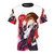 Anime-inspired AOP t-shirt featuring characters from the popular series High School DxD