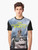 The Neverending Party fantasy graphic t-shirt featuring Falcor from The Neverending Story - Men