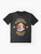 Democracy Manifest graphic t-shirt featuring a funny meme design with text and Chinese meal imagery - Flat lay