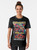 Vintage California 500 Racing Graphic T-Shirt with classic car silhouettes and motorsports inspired design - Women