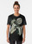 A graphic t-shirt featuring three tubas against a night sky and moon, perfect for brass musicians and lovers of the tuba and low brass instruments. - Women