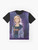 Galaxy Dreaming Graphic T-Shirt featuring the 13th Doctor Jodie Whittaker and space imagery - Flat lay