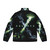 An "I Believe" puffer jacket featuring X-Files inspired graphics for sci-fi and alien enthusiasts - Back