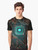 A graphic t-shirt featuring a motherboard design, representing computer technology, electronics, and programming. - Men