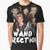 Funny graphic t-shirt with a wand erection parody design