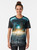 Sci-Fi Wanderer Graphic T-Shirt with Planets and Stars - Women