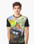 Retro Sam and Max graphic t-shirt with high contrast design, featuring characters from the classic LucasArts adventure game - Men