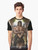Mistwalker graphic t-shirt featuring a fantasy silhouette design - Men