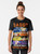 Funny graphic t-shirt with text "Daddy You Are As Badass As Vegeta As Fast As Goku" and Dragon Ball Z characters - Women