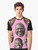 Shaq inspired graphic t-shirt with various facial expressions and meme references - Men