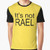 "It's Not Real" graphic t-shirt with typography design