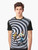 Trippy retro graphic t-shirt featuring a surreal, collaged Mindscape design - Men