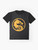 Mortal Kombat 11 minimalist graphic t-shirt design - Flat lay