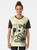 A psychedelic graphic t-shirt featuring the band Kikagaku Moyo's artwork and imagery. - Women