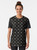 Richard Boar Graphic T-Shirt featuring a gothic, heraldic design with a boar, tudor roses, and inspired by Richard III - Women