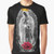 Our Lady of Guadalupe Virgin Mary graphic t-shirt celebrating Mexican Catholic faith and the apparition of the Blessed Virgin Mary to Juan Diego.