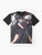 Akame Ga Kill Anime Graphic T-Shirt featuring characters like Tatsumi, Esdeath, and Akame - Flat lay