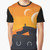 Dune 2021 sci-fi movie t-shirt featuring the desert planet Arrakis and a sand worm