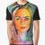 Laura Vandervoort portrait in pop art style graphic t-shirt