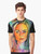 Laura Vandervoort portrait in pop art style graphic t-shirt - Men