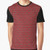 Brick pattern graphic t-shirt with a retro brick wall design