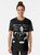 Graphic t-shirt featuring a quote from the classic movie "The Godfather" with the character Michael Corleone. - Women