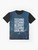 Absolutely Fabulous Techno Graphic T-Shirt featuring a retro, nostalgic design with references to the popular British comedy series. - Flat lay