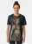 A graphic t-shirt featuring a Gith warrior from the Dungeons and Dragons universe. - Women