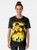 Retro Among Us Graphic T-Shirt with Sci-Fi UFO Design - Women