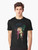 Voodoo Child Jimi Hendrix Graphic T-Shirt with Guitar and Psychedelic Design - Men