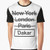 Senegal Dakar City Graphic T-Shirt featuring text design and Senegalese pride
