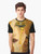 Vintage t-shirt featuring a graphic design inspired by the famous art nouveau paintings of Gustav Klimt and the goddess Freya. - Men
