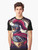 An illustration of a valiant knight's profile on a graphic t-shirt - Men