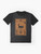 Inscryption horror-themed graphic t-shirt featuring characters and elements from the indie video game Inscryption - Flat lay
