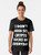 Vintage style graphic t-shirt with the text "Crypto Fucks Me Everyday" - a humorous and satirical take on the cryptocurrency industry. - Women