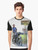 Classic Cars & Action Movie Legends Graphic T-Shirt featuring a graphic design with a vintage-inspired look - Men