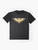 Graphic t-shirt featuring a golden two-headed eagle, a symbol of the medieval empire, perfect for wargaming enthusiasts and fans of Warhammer. - Flat lay